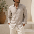 Men’s Classic Fit Linen Shirt