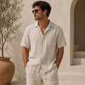 Men’s Short Sleeve Linen Shirt